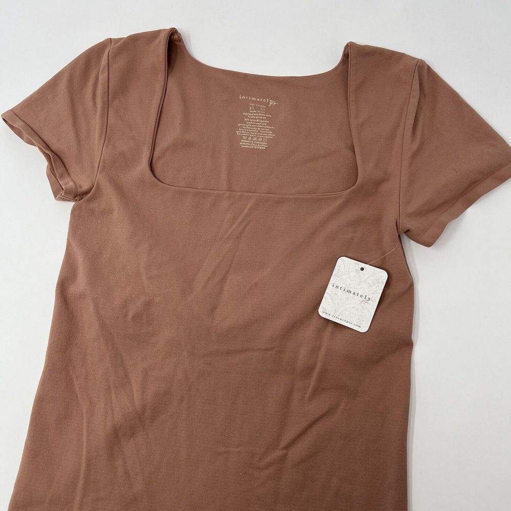 Free People Intimately Clean Lines Sunfade Baby Tee Pink Short Sleeve Top XS/S